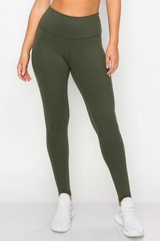 Olive - Buttery Soft Activewear Leggings